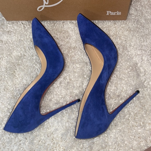 Christian Louboutin Pigalle Follies 100 Veau Velours - Picture 3 of 9